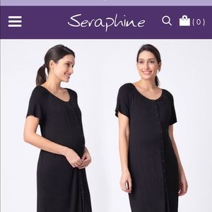 Seraphine Maternity/Nursing nighties - Twin Pack